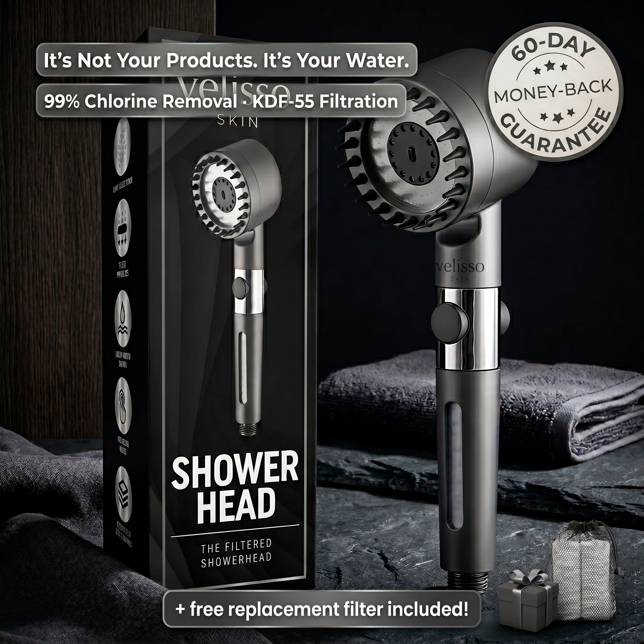 THE FILTERED SHOWERHEAD™